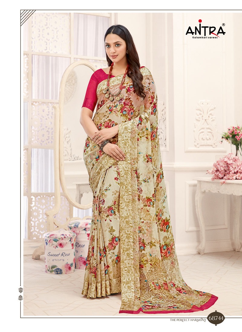 Antra Mariya Vol 1 Chiffon Fancy Printed Saree Online Shopping In India