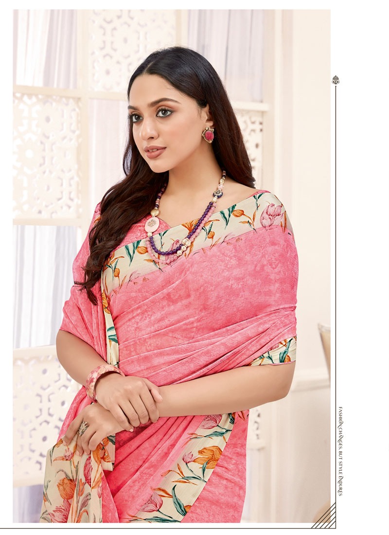 Antra Mariya Vol 1 Chiffon Fancy Printed Saree Online Shopping In India