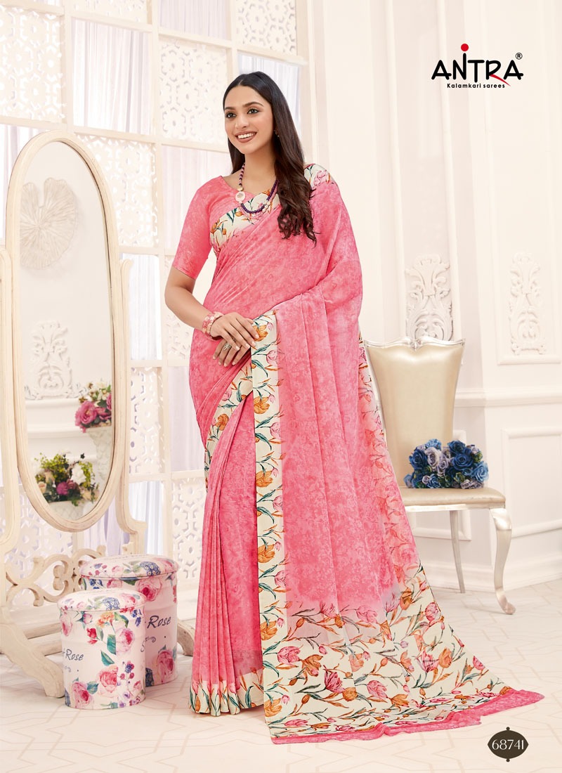 Antra Mariya Vol 1 Chiffon Fancy Printed Saree Online Shopping In India