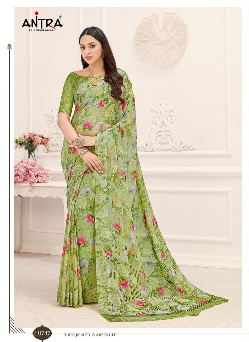 Antra Mariya Vol 1 Chiffon Fancy Printed Saree Online Shopping In India