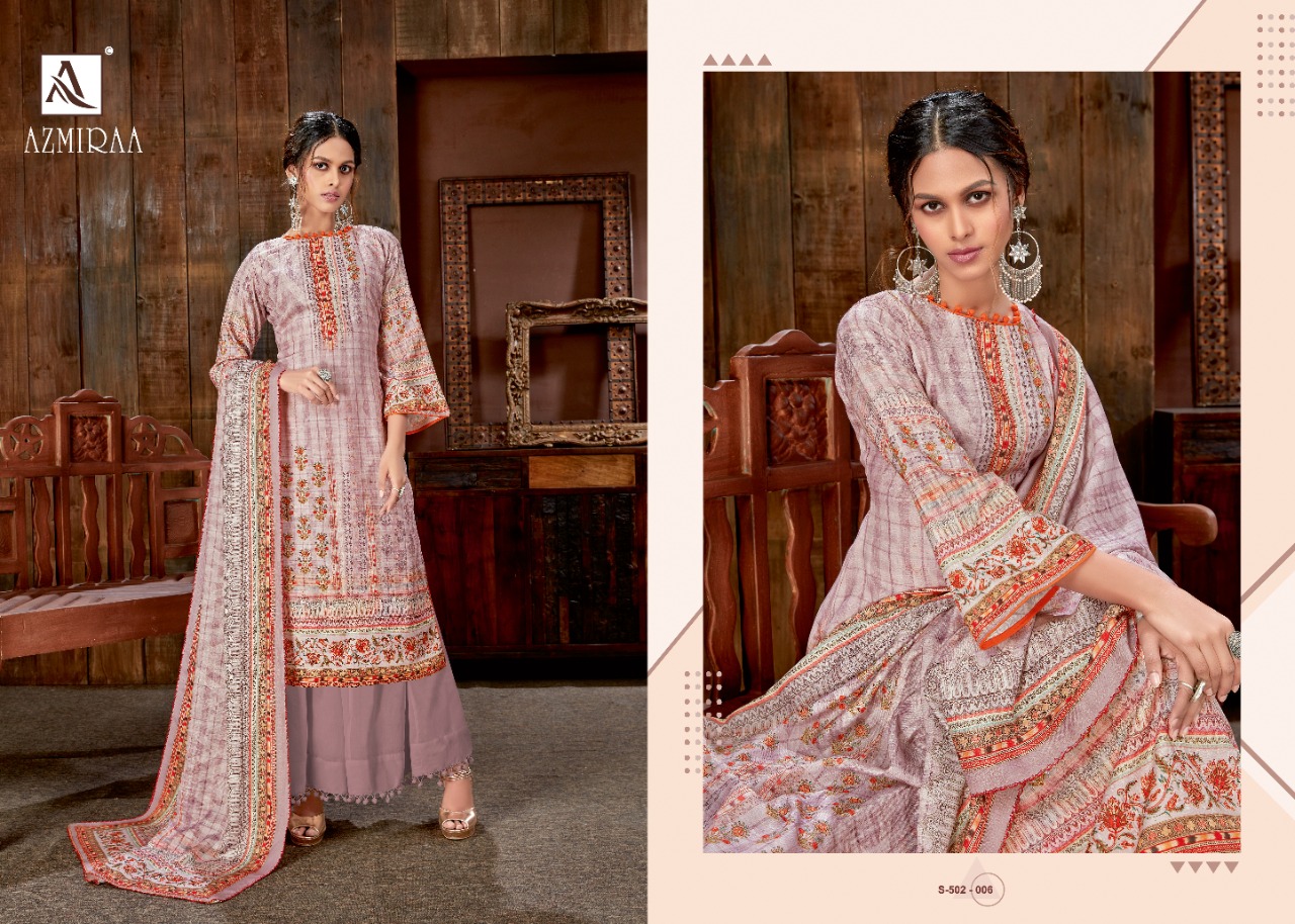 Azmiraa By Alok Suits Wool Pashmina Digital Print Branded Salwar Suits At Affordable Rate
