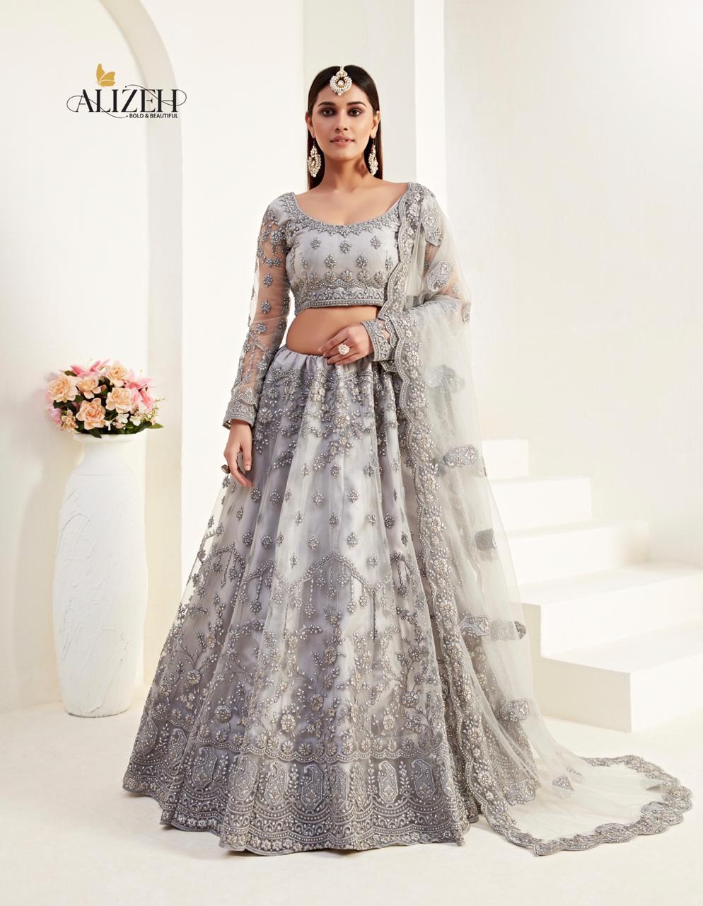 Bridal Heritage Vol 2 By Alizeh Exclusive Beautiful Wedding Lehanga Collection