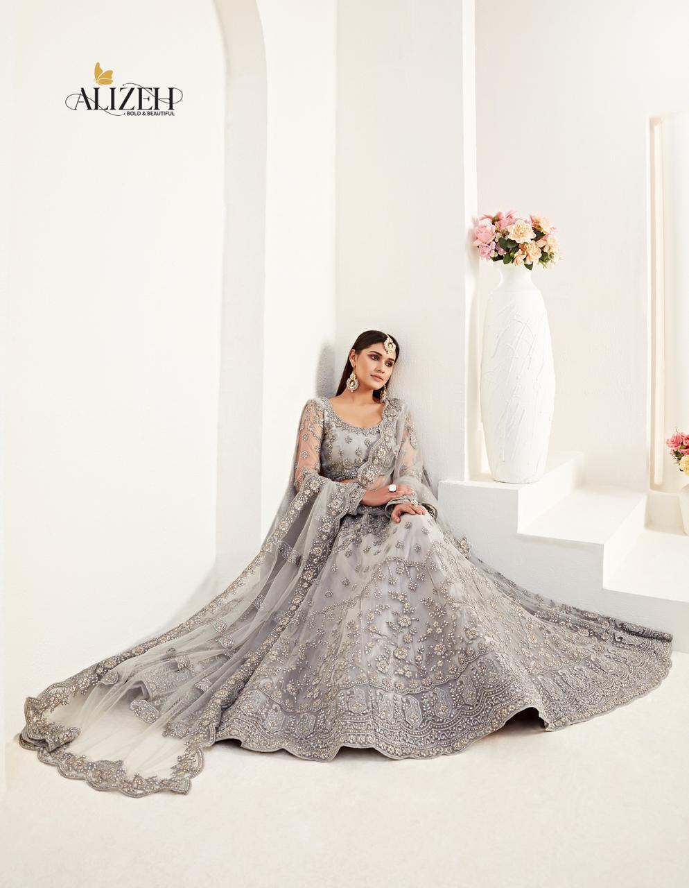 Bridal Heritage Vol 2 By Alizeh Exclusive Beautiful Wedding Lehanga Collection