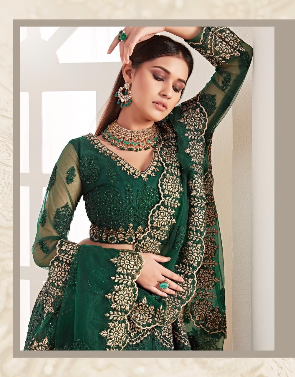 Bridal Heritage Vol 2 By Alizeh Exclusive Beautiful Wedding Lehanga Collection