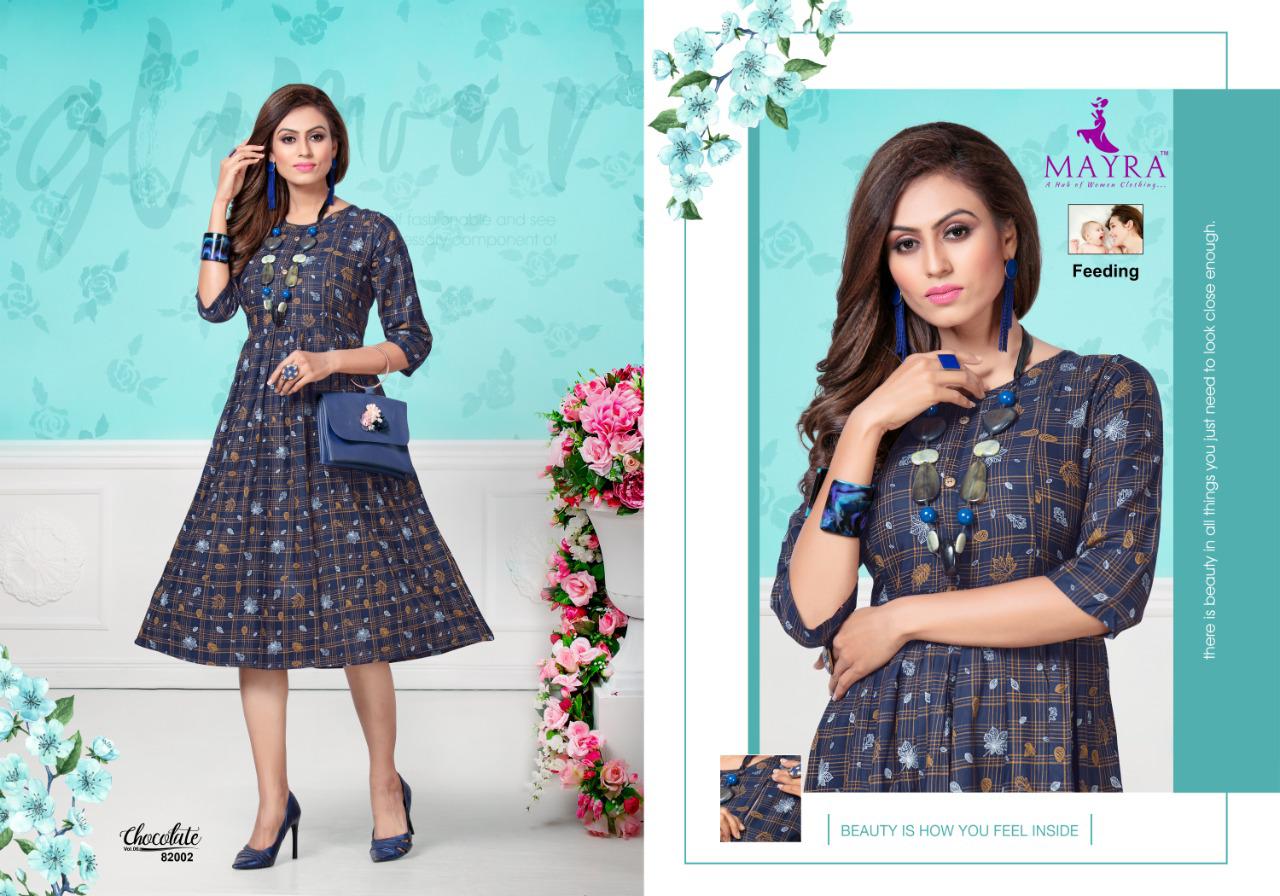 Chocolate Vol 6 By Mayra Rayon Print Stylish Collections For Kurti Catalogs