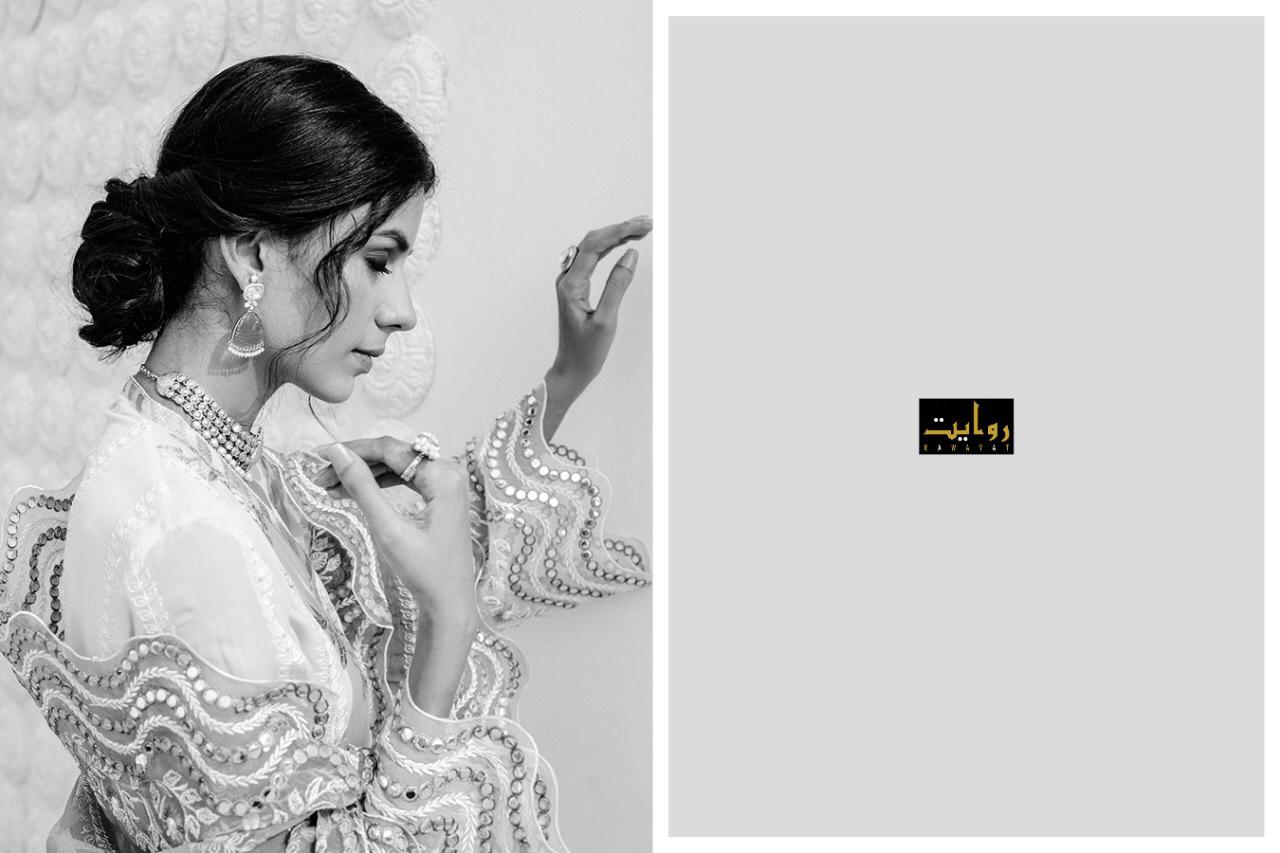 Cross Stitch Chiffon By Rawayat Georgette With Embroidery Work Exclusive Pakistani Suits