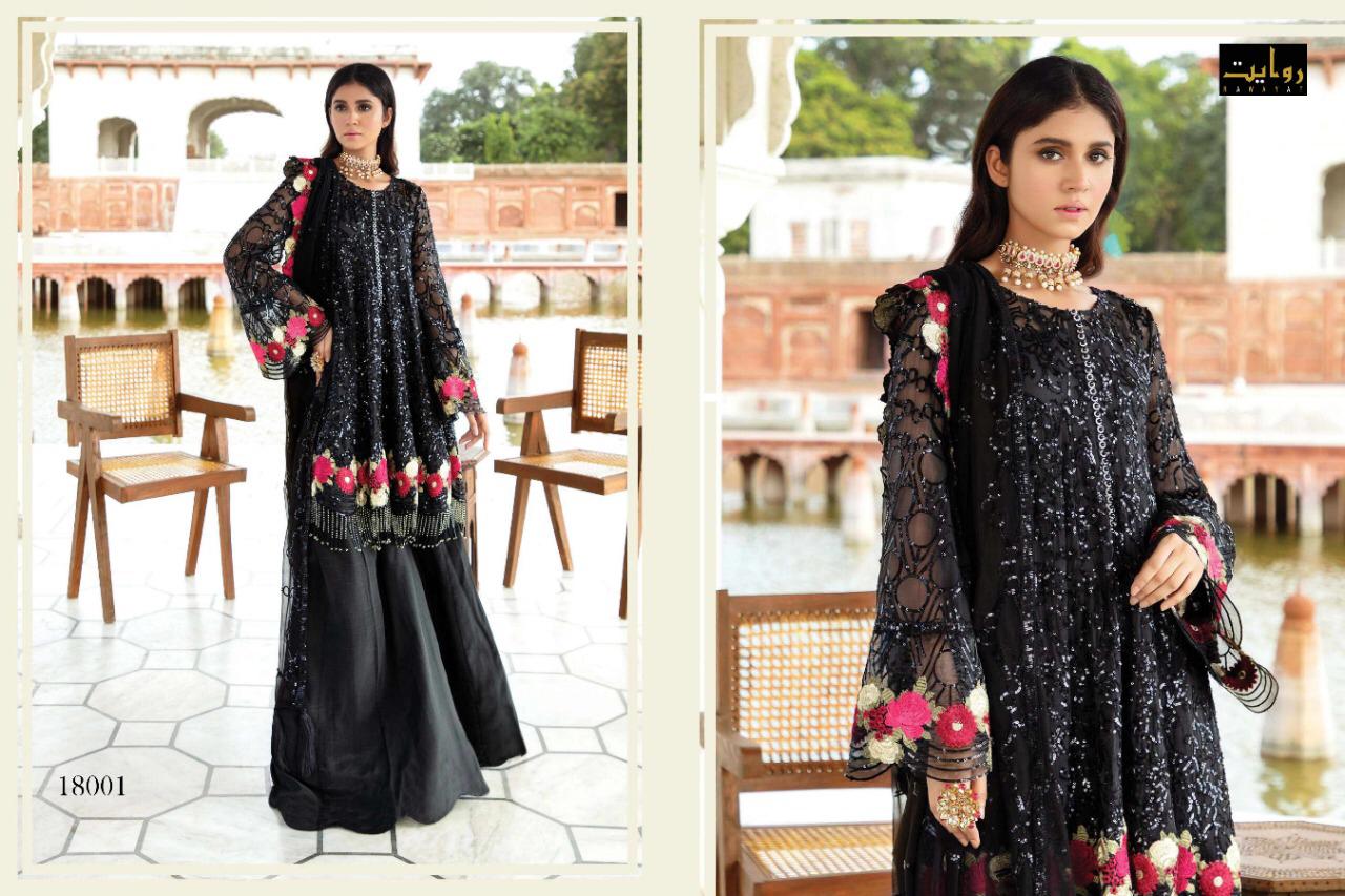 Eleonora Chiffon 2020 By Rawayat Heavy Georgette With Embroidery Pakistani Suita Concept
