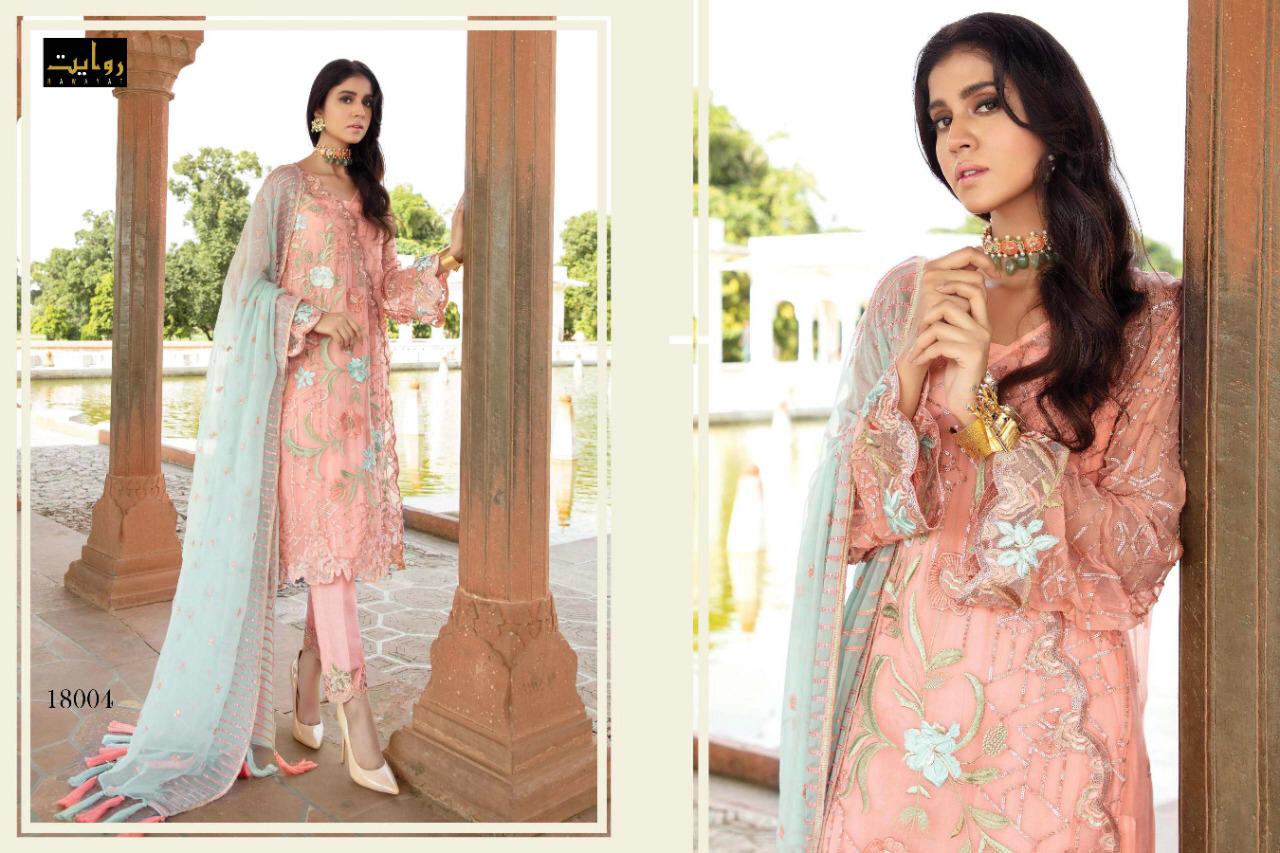 Eleonora Chiffon 2020 By Rawayat Heavy Georgette With Embroidery Pakistani Suita Concept