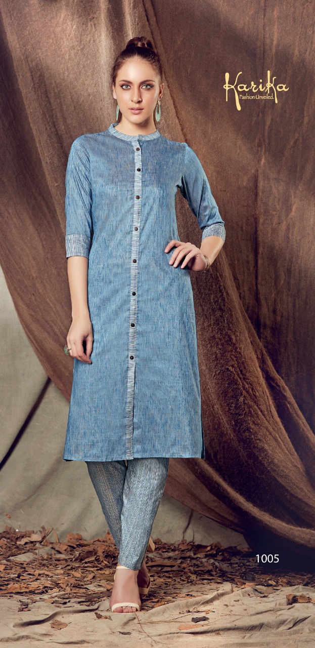 Irra By Karika Cotton Excellent Top With Pant Online Supplier In Surat Market