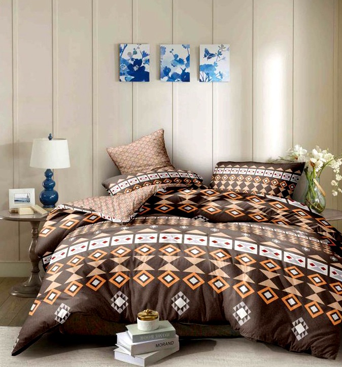 K4u Present Florance Soft Cotton King Size Bedsheet With Pillow Cover And Comforter