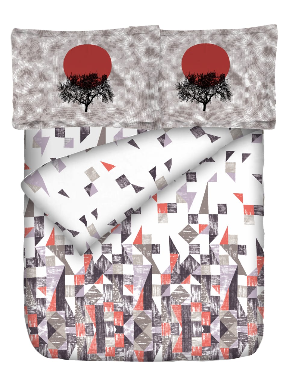 K4u Wonderland King Size Cotton Bedsheet With Matching Penal Pillow Cover