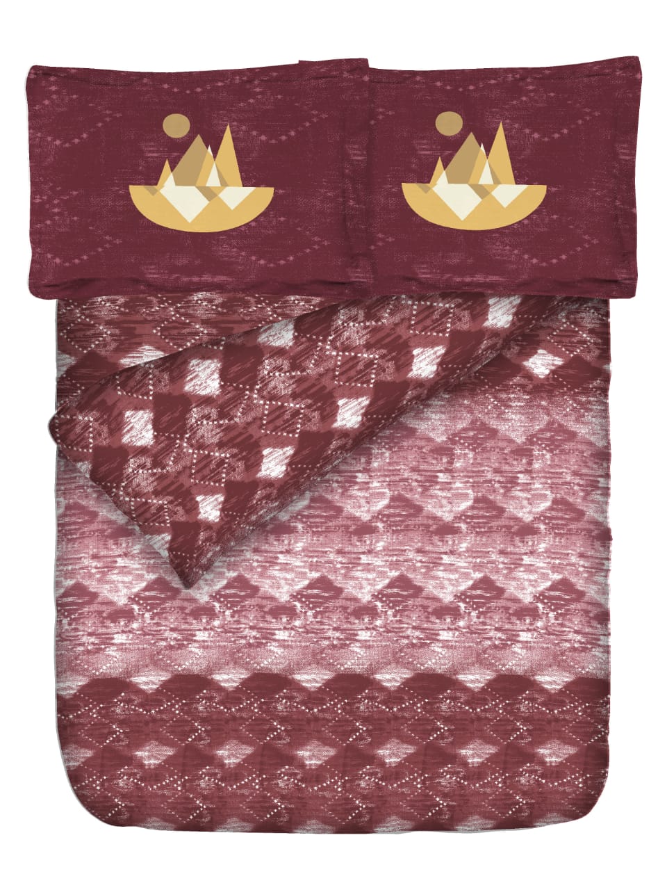 K4u Wonderland King Size Cotton Bedsheet With Matching Penal Pillow Cover