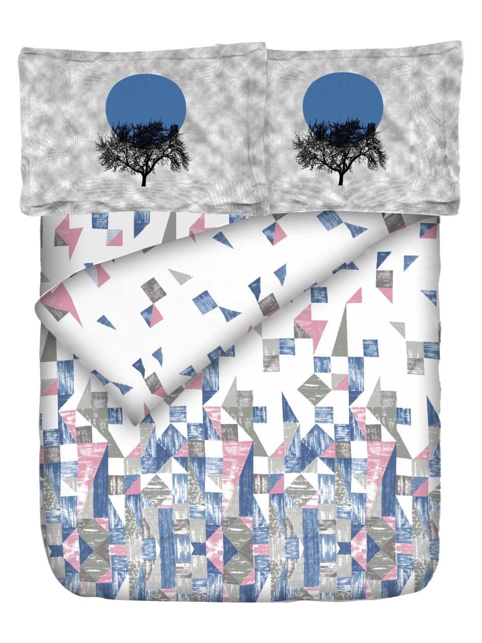 K4u Wonderland King Size Cotton Bedsheet With Matching Penal Pillow Cover