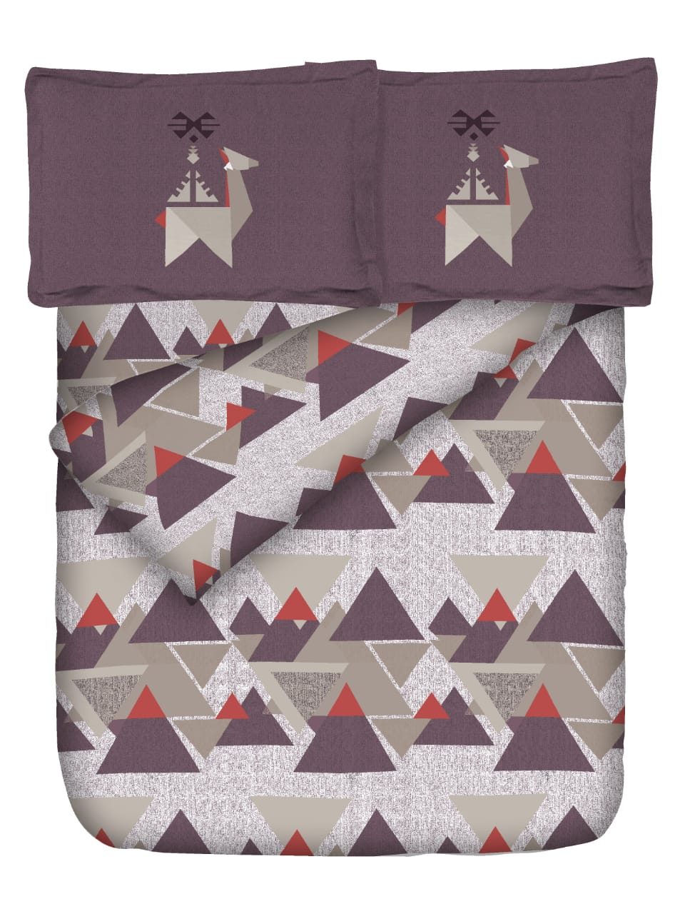 K4u Wonderland King Size Cotton Bedsheet With Matching Penal Pillow Cover