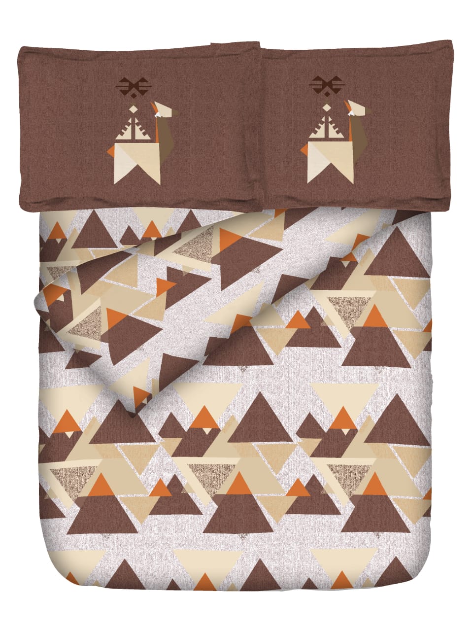 K4u Wonderland King Size Cotton Bedsheet With Matching Penal Pillow Cover