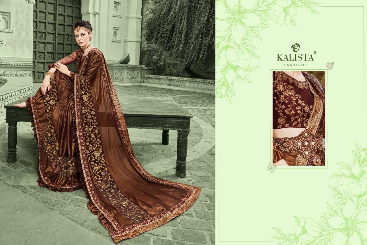 Kalista Presents Sensation Vol 3 Imported Party Wear Saree Online Supplier In Surat