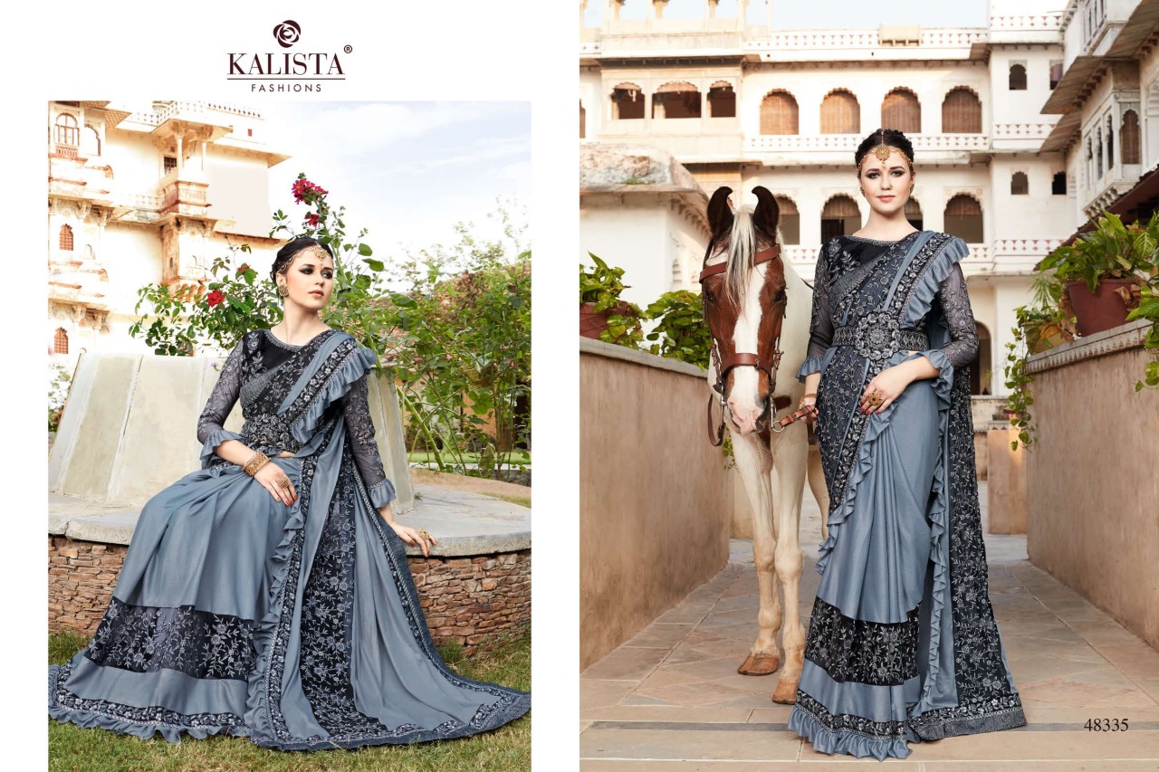Kalista Presents Sensation Vol 3 Imported Party Wear Saree Online Supplier In Surat