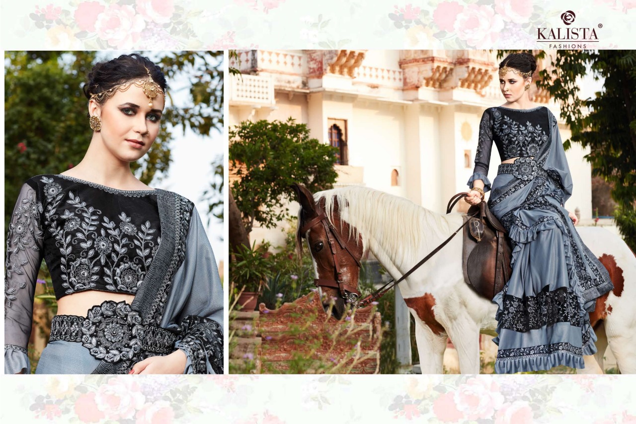 Kalista Presents Sensation Vol 3 Imported Party Wear Saree Online Supplier In Surat