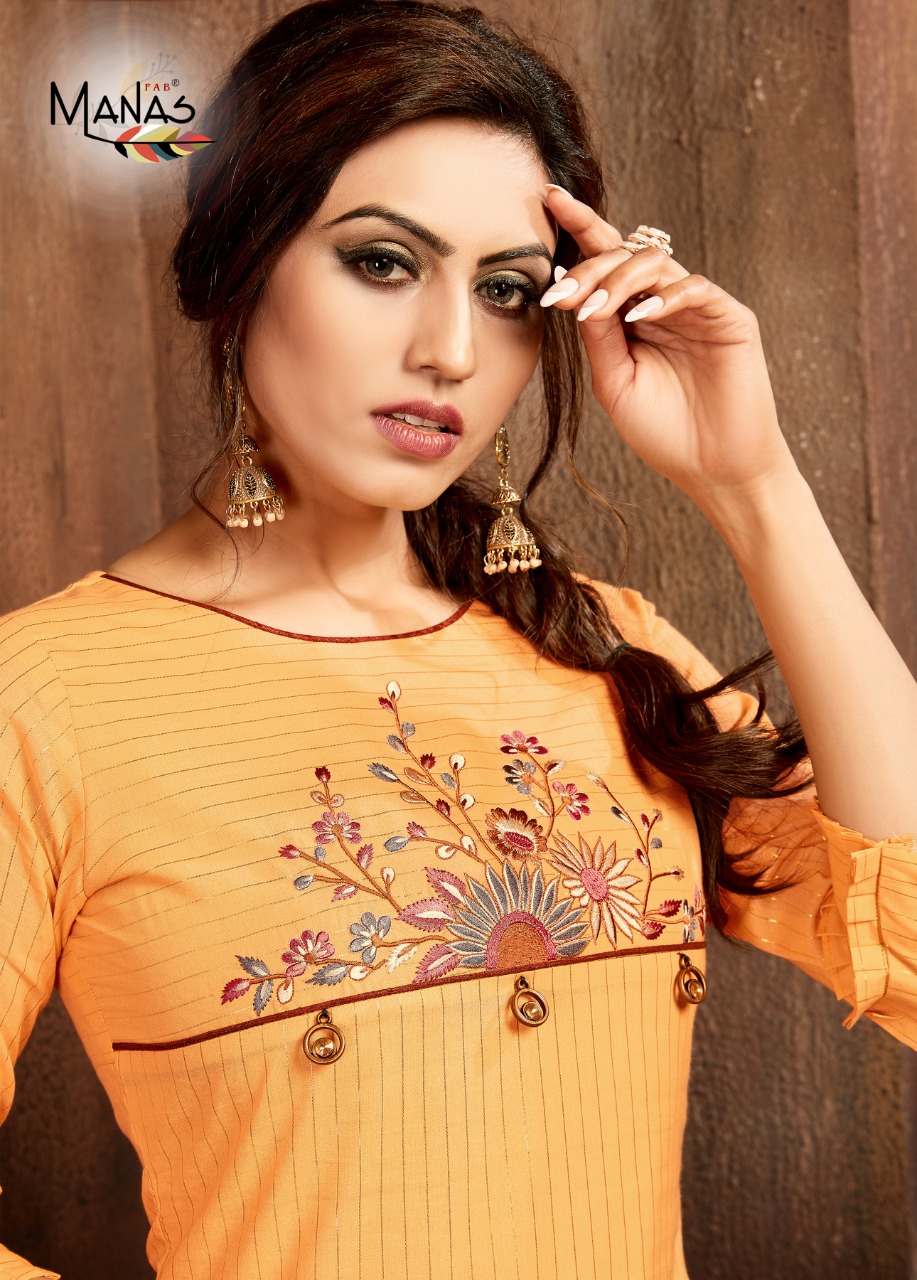 Manas Launch Mitwa Vol 2 Fancy Stylish Top Catalogs Collections In India