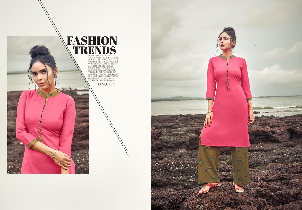 Nitisha Nx Presents Nitisha Plazzo Vol 2 Soft Cotton Kurti With Bottom Catalogs
