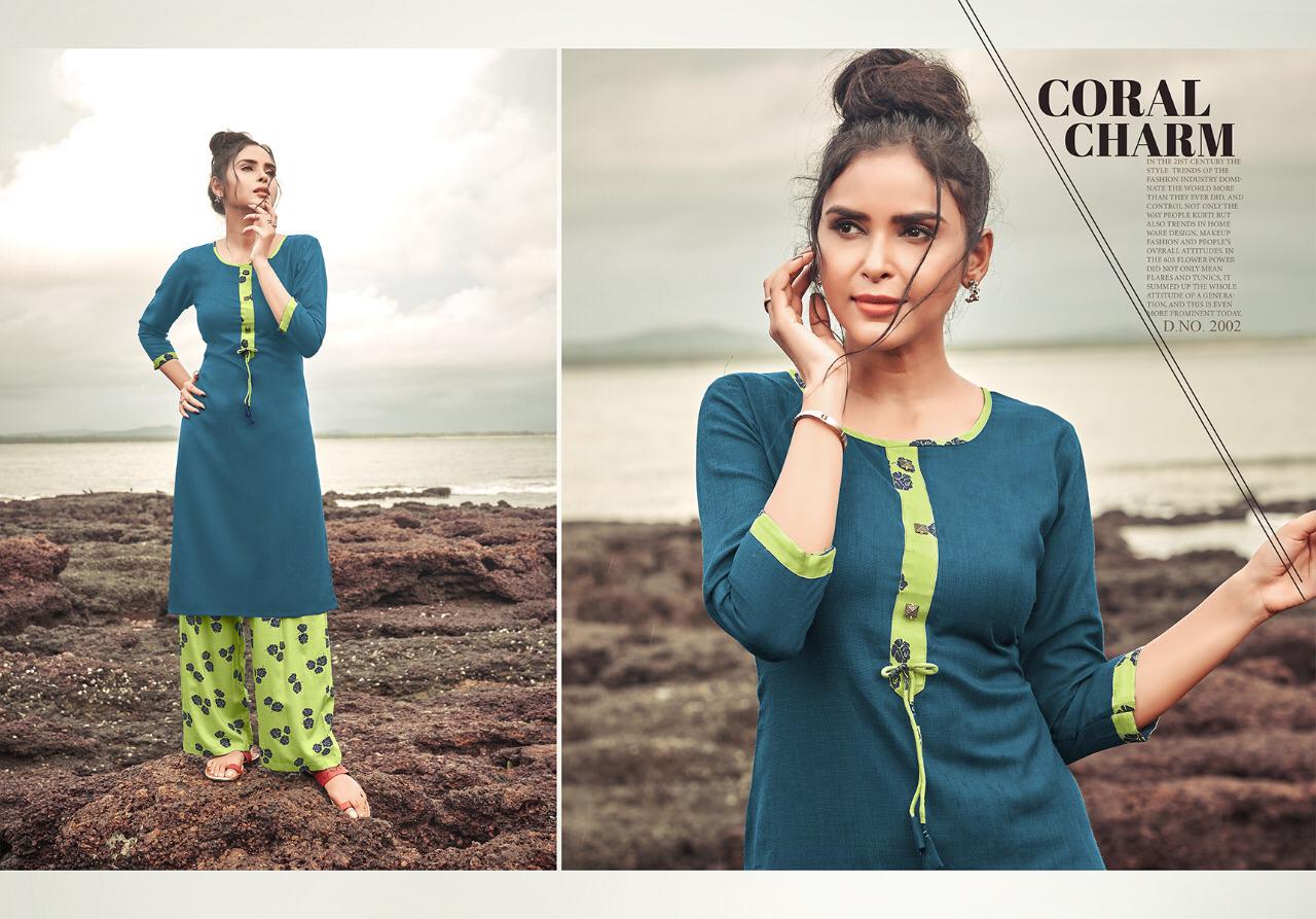 Nitisha Nx Presents Nitisha Plazzo Vol 2 Soft Cotton Kurti With Bottom Catalogs