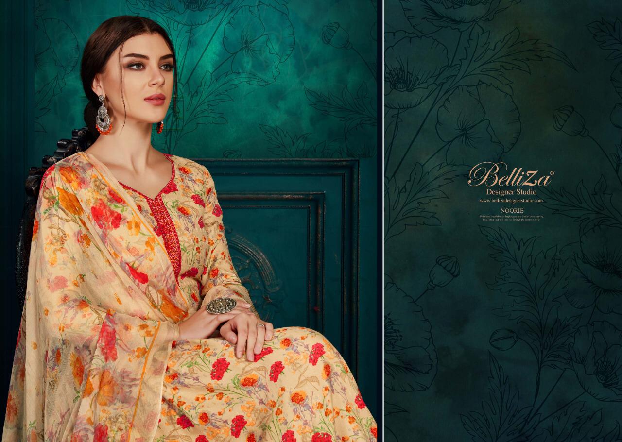 Noorie By Belliza Pure Pashmina Kashmiri Embroidery Work Suits