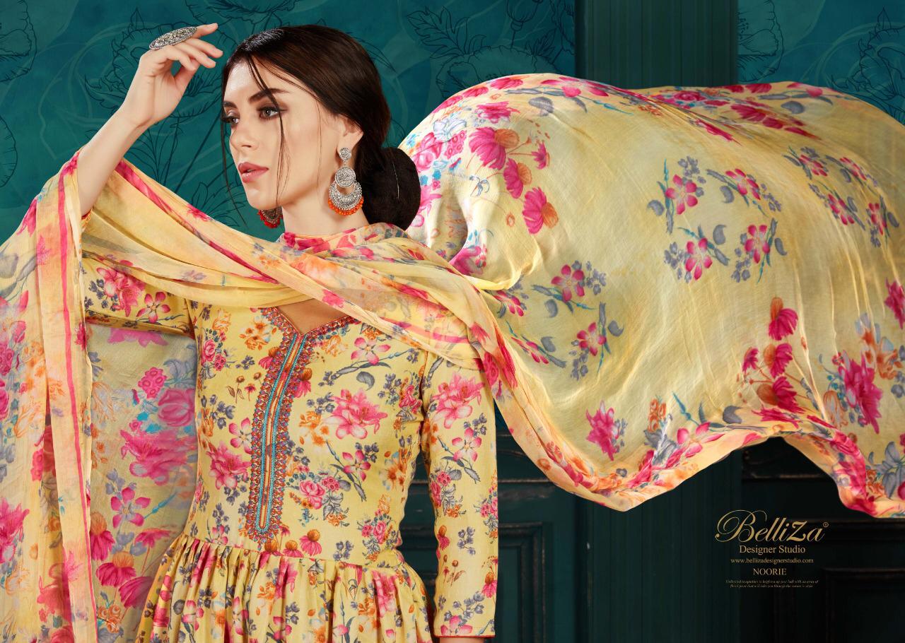 Noorie By Belliza Pure Pashmina Kashmiri Embroidery Work Suits