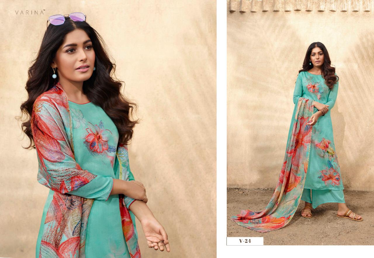Omtex Varina Presents Kaveri Pashmina Digital Print Salwar Suits Online Shopping