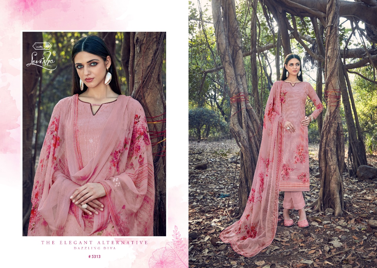 Qiyara By Levisha Georgette Sequence Work Suits Wholesaler