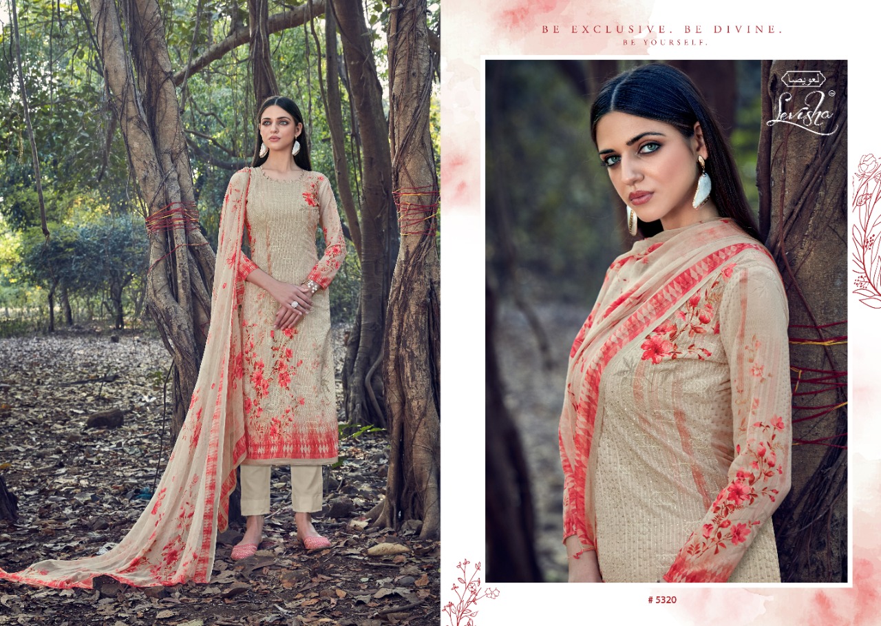 Qiyara By Levisha Georgette Sequence Work Suits Wholesaler