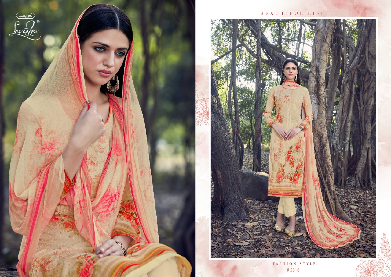 Qiyara By Levisha Georgette Sequence Work Suits Wholesaler