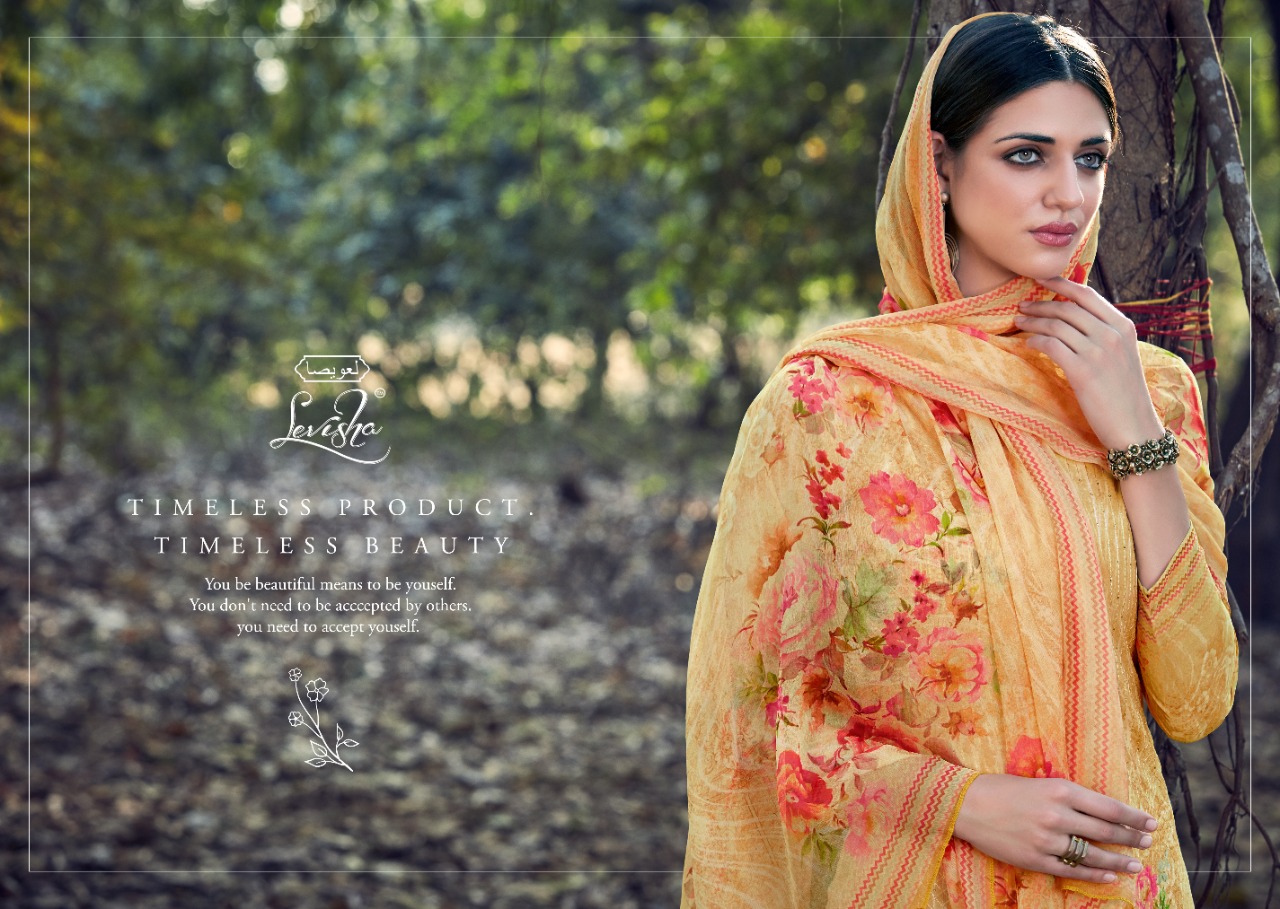 Qiyara By Levisha Georgette Sequence Work Suits Wholesaler