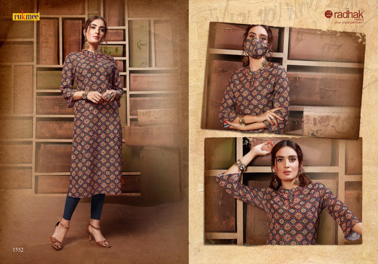 Radhak Launch Rukmee Vol 15 Silk Base Latest Collections For Kurti Online Shopping