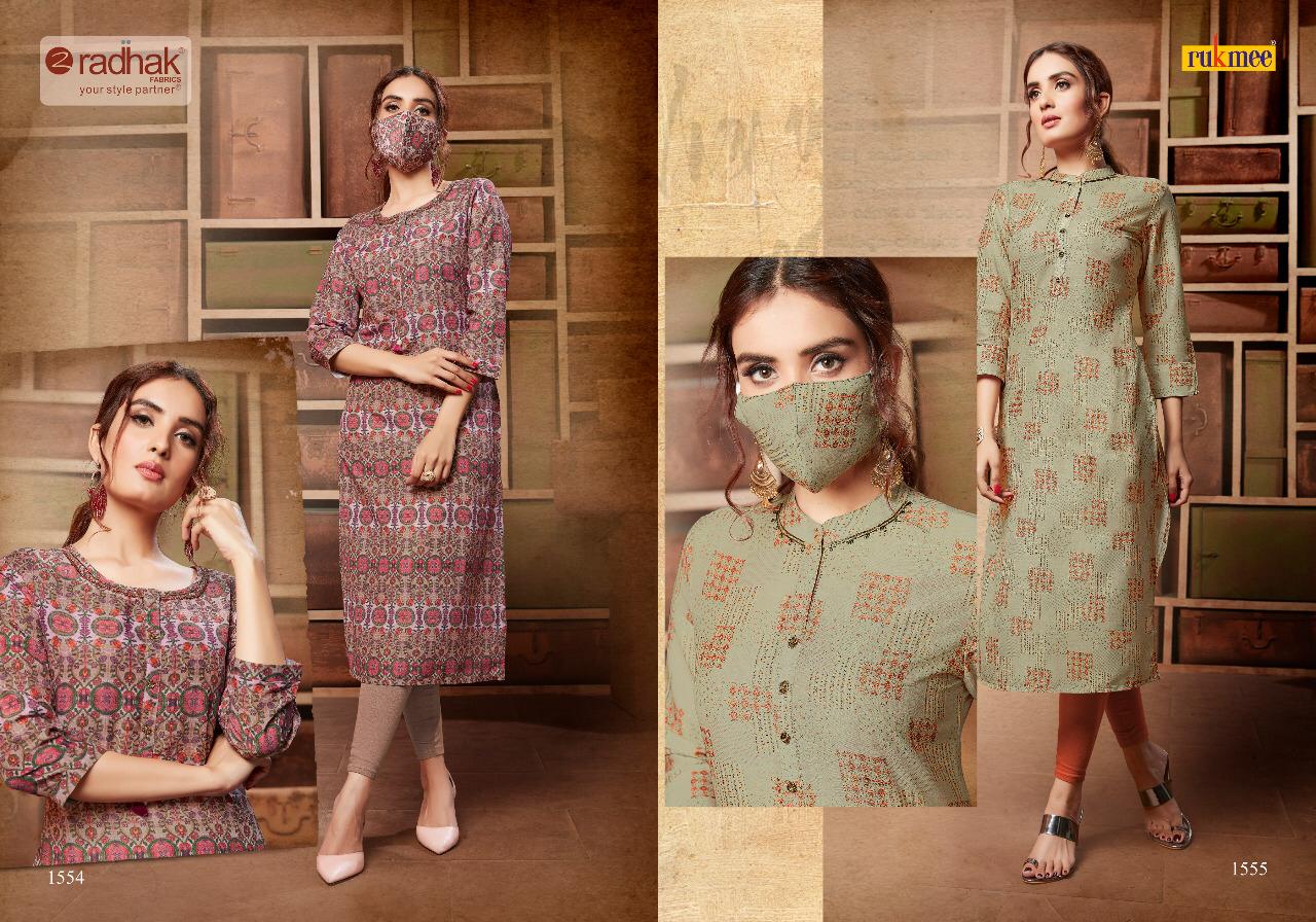 Radhak Launch Rukmee Vol 15 Silk Base Latest Collections For Kurti Online Shopping