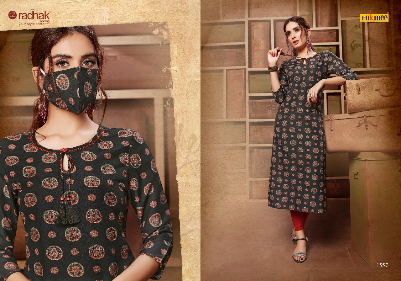 Radhak Launch Rukmee Vol 15 Silk Base Latest Collections For Kurti Online Shopping