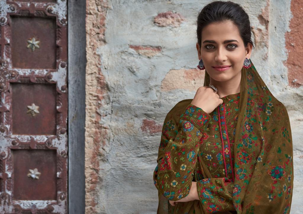 Shahin Vol 2 By Varsha Fashion Pashmina Dobby Printed Exclusive Salwar Suits Catalogs