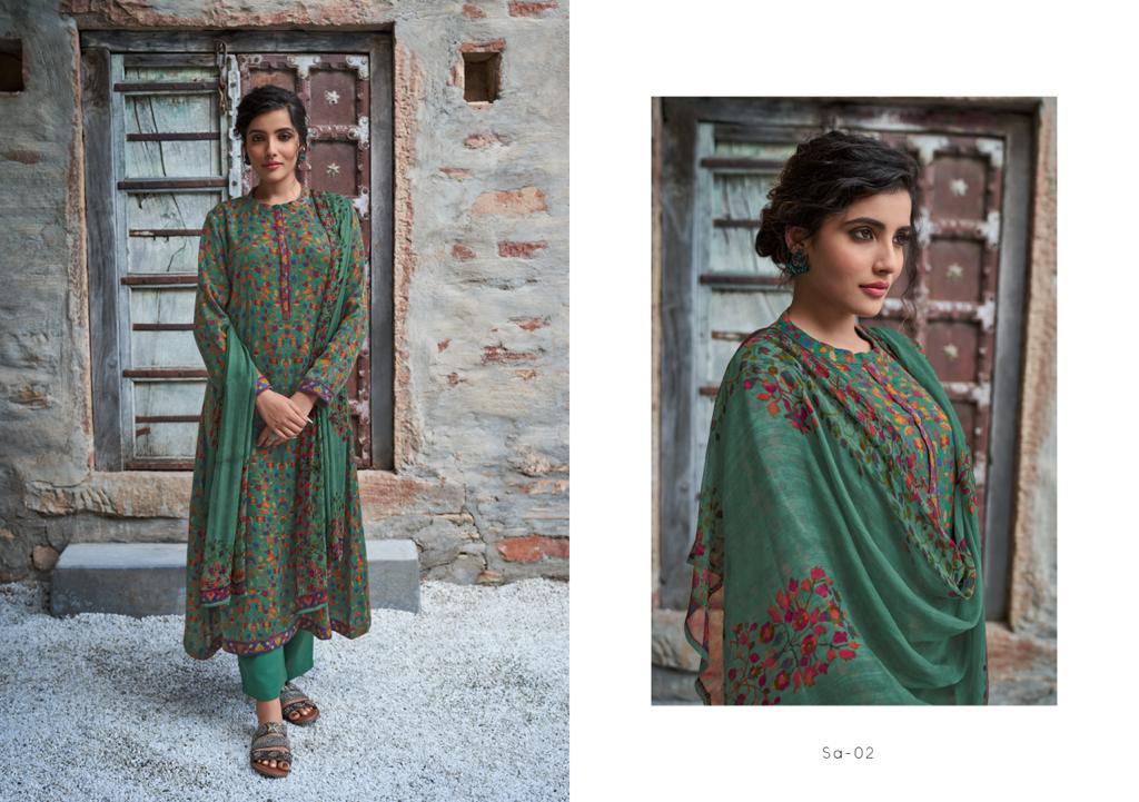 Shahin Vol 2 By Varsha Fashion Pashmina Dobby Printed Exclusive Salwar Suits Catalogs
