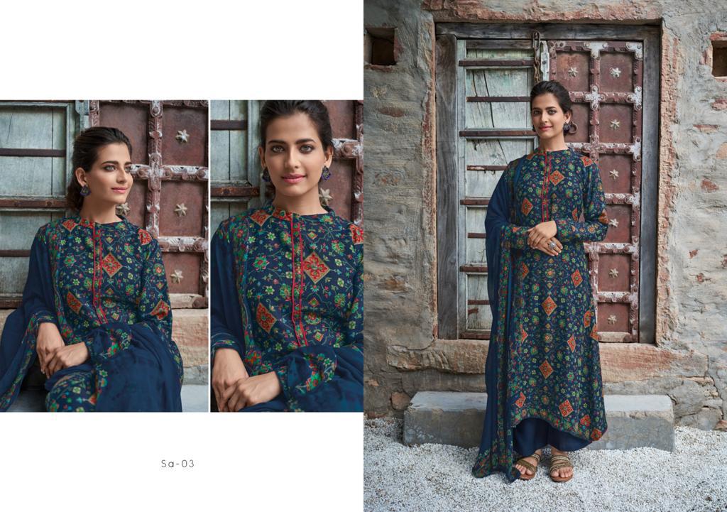 Shahin Vol 2 By Varsha Fashion Pashmina Dobby Printed Exclusive Salwar Suits Catalogs