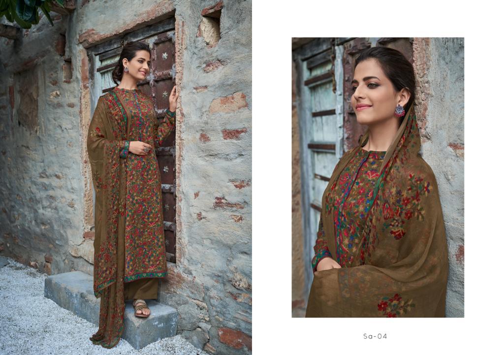 Shahin Vol 2 By Varsha Fashion Pashmina Dobby Printed Exclusive Salwar Suits Catalogs