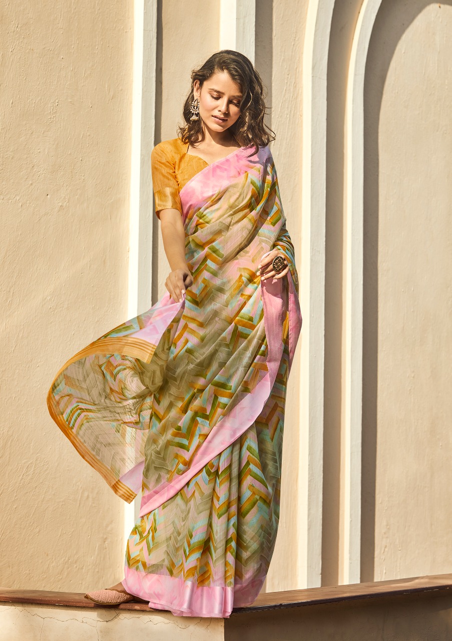 Shangrila Suruchi Cotton Vol 4 Linen Cotton Casual Wear Synthetic Saree Online Shopping