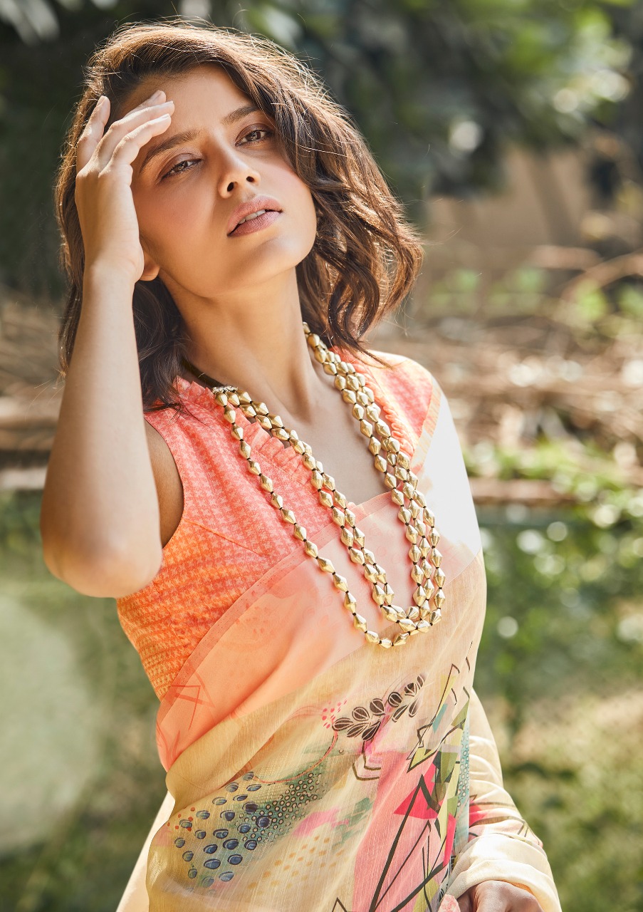 Shangrila Suruchi Cotton Vol 4 Linen Cotton Casual Wear Synthetic Saree Online Shopping