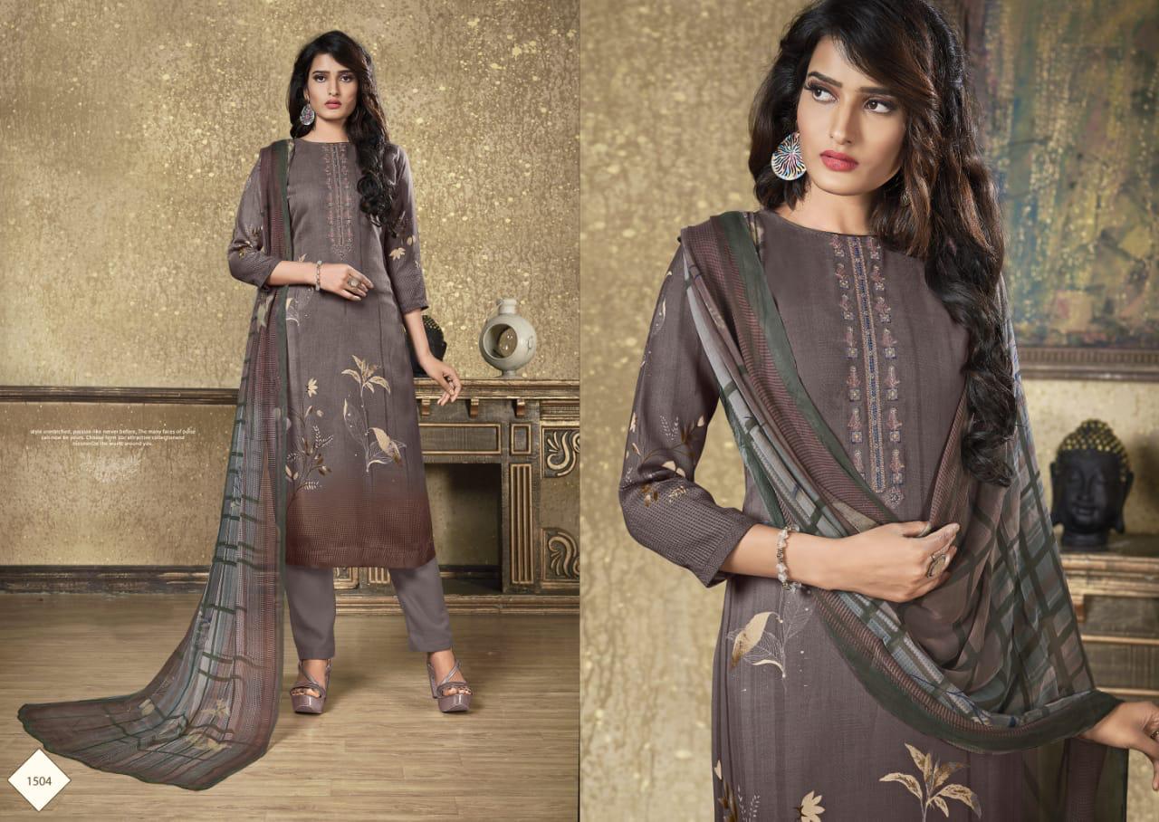 Shivam Exports Ruhaab Vol 71 Original Pashmina Digital Print Fancy Embroidery Salwar Suits