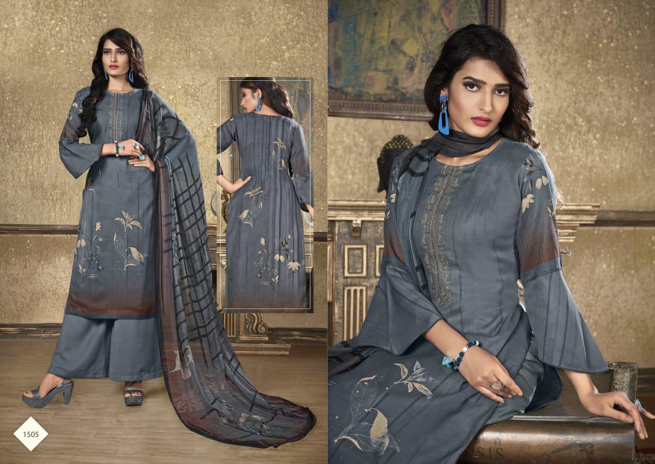 Shivam Exports Ruhaab Vol 71 Original Pashmina Digital Print Fancy Embroidery Salwar Suits