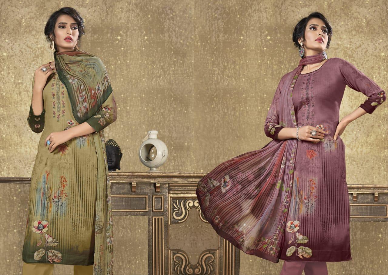 Shivam Exports Ruhaab Vol 71 Original Pashmina Digital Print Fancy Embroidery Salwar Suits