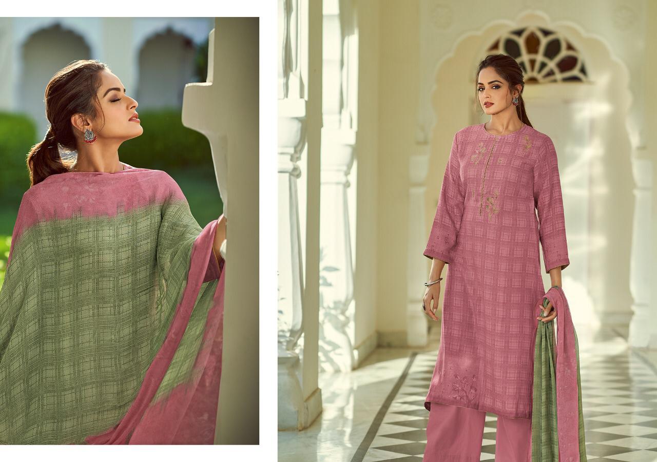 Varsha Fashion Mysha Pashmina Dobby Printed With Work Suit Catalogs Seller