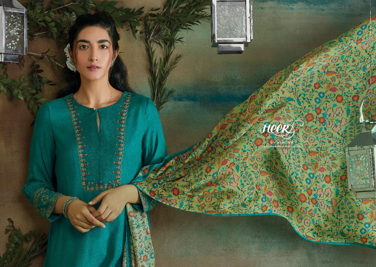 Kimora Present Kani Pashmina With Work Salwar Kameez Wholesaler