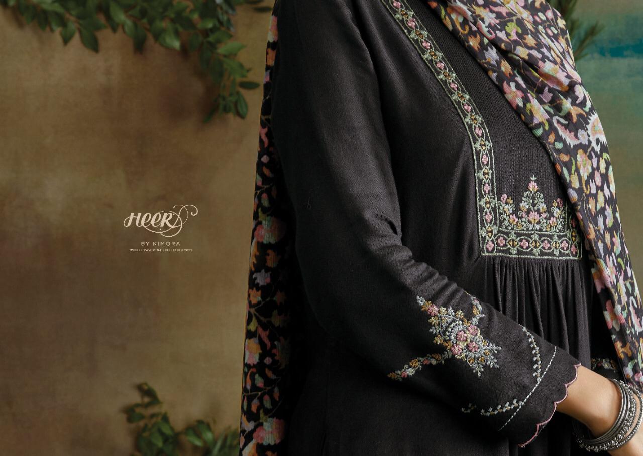 Kimora Present Kani Pashmina With Work Salwar Kameez Wholesaler