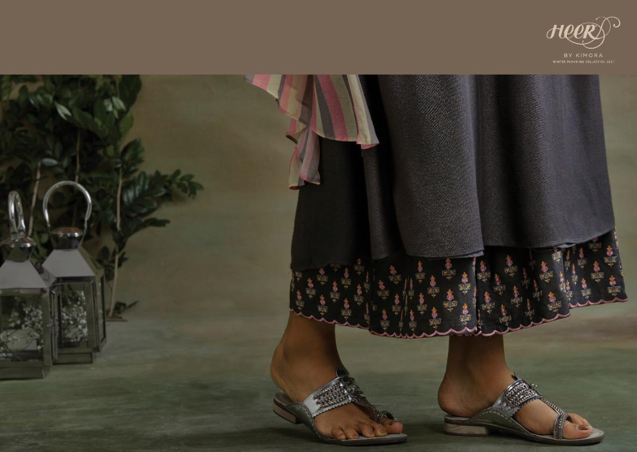 Kimora Present Kani Pashmina With Work Salwar Kameez Wholesaler