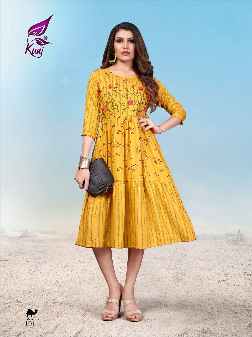 Kunj Launching Kivi Vol 1 Rayon Print Classy Look Kurti Online Catalogs Seller