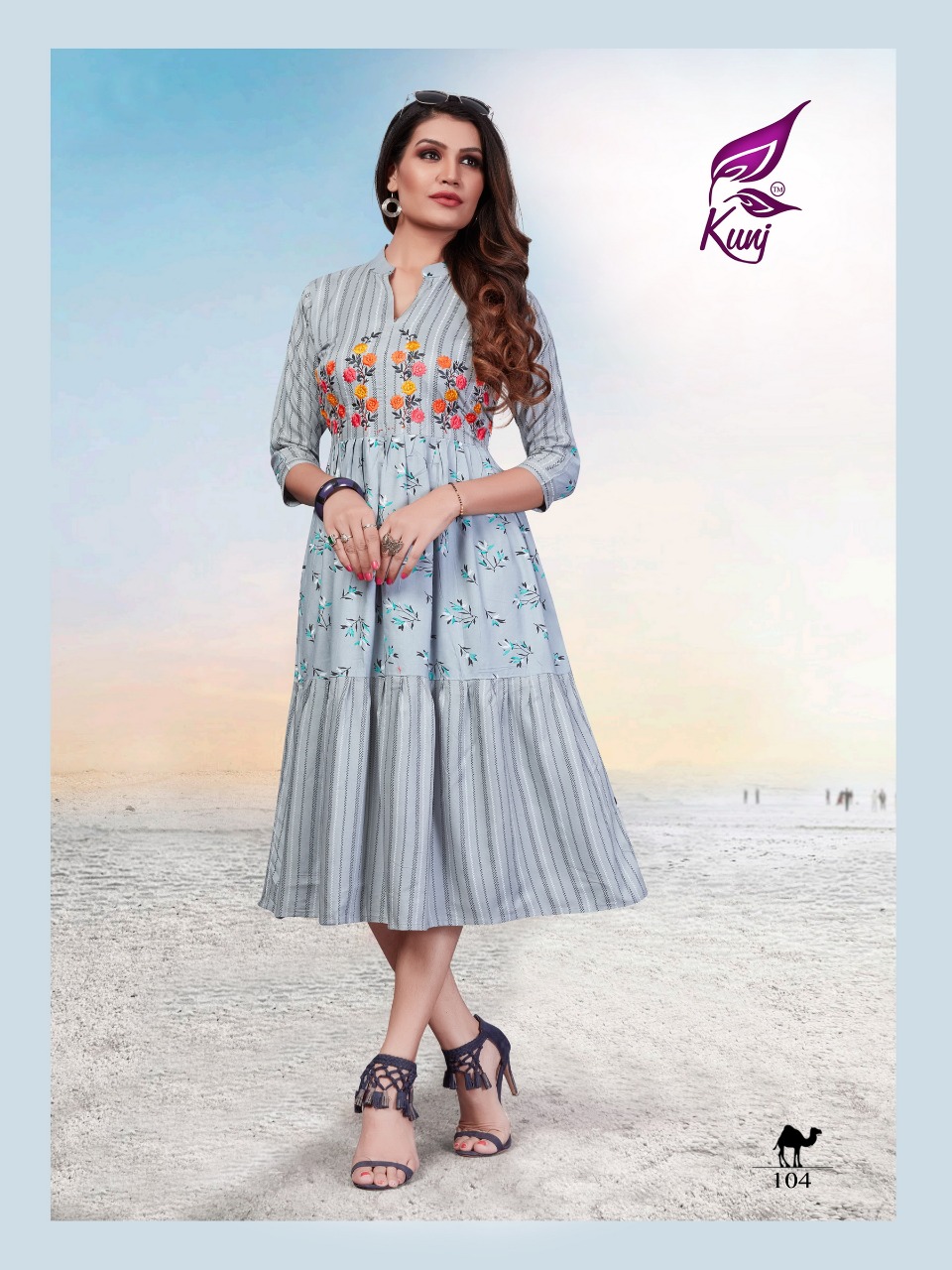 Kunj Launching Kivi Vol 1 Rayon Print Classy Look Kurti Online Catalogs Seller